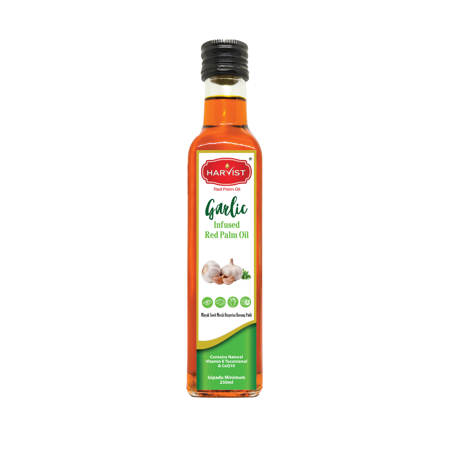 Harvist Infused Garlic Red Palm Oil 250ml