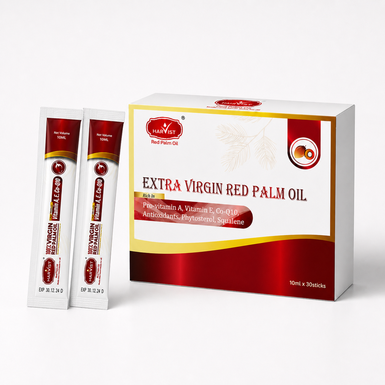 Harvist Extra Virgin Red Palm Oil 30x10ml
