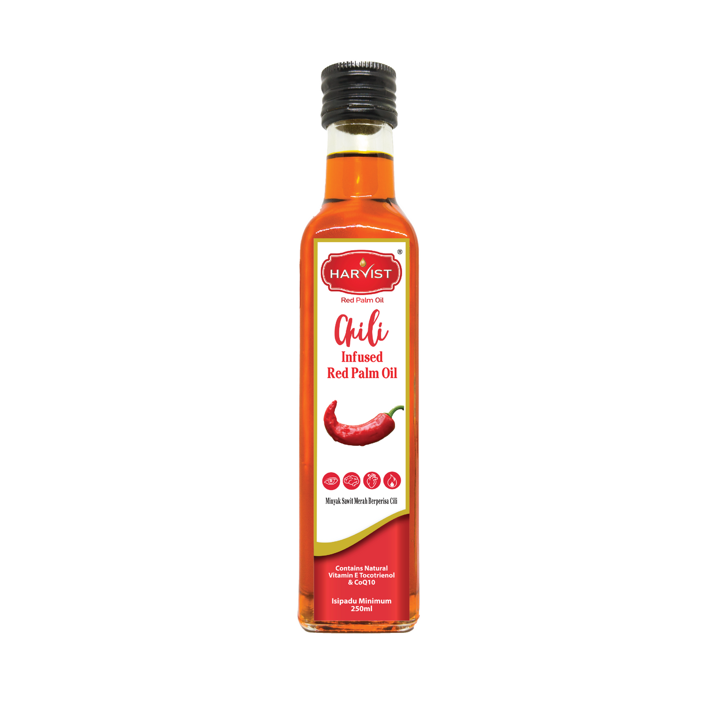 Harvist Infused Chili Red Palm Oil 250ml
