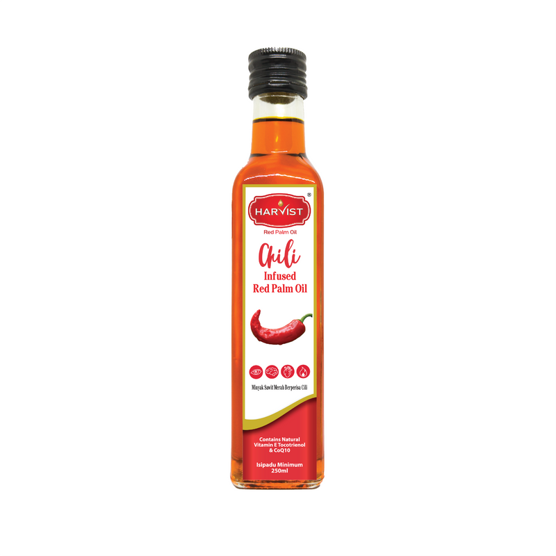 Harvist Infused Chili Red Palm Oil 250ml