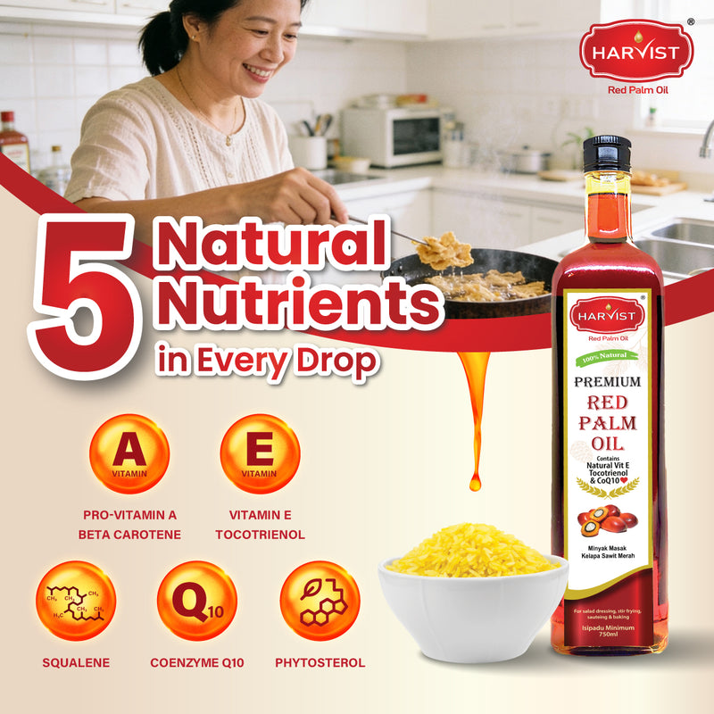 Harvist Premium Red Palm Oil 750ml