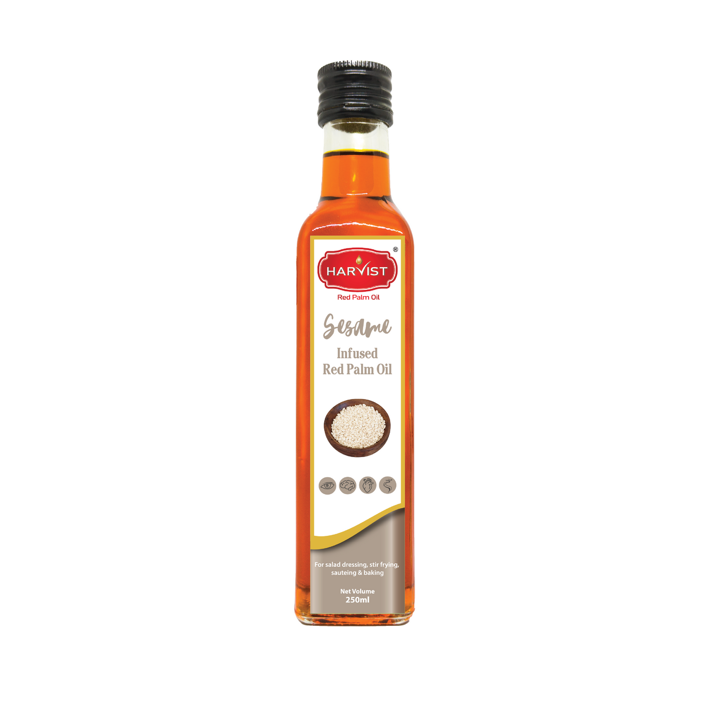 Harvist Infused Sesame Red Palm Oil 250ml